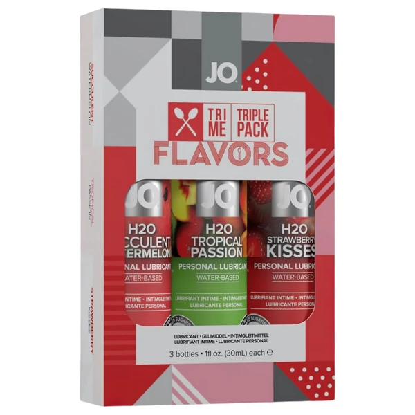 System JO - System Flavors - ízesített síkosító szett (3x30 ml)