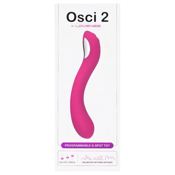Lovense Osci 2 – App-vezérelt G-pont vibrátor (pink)