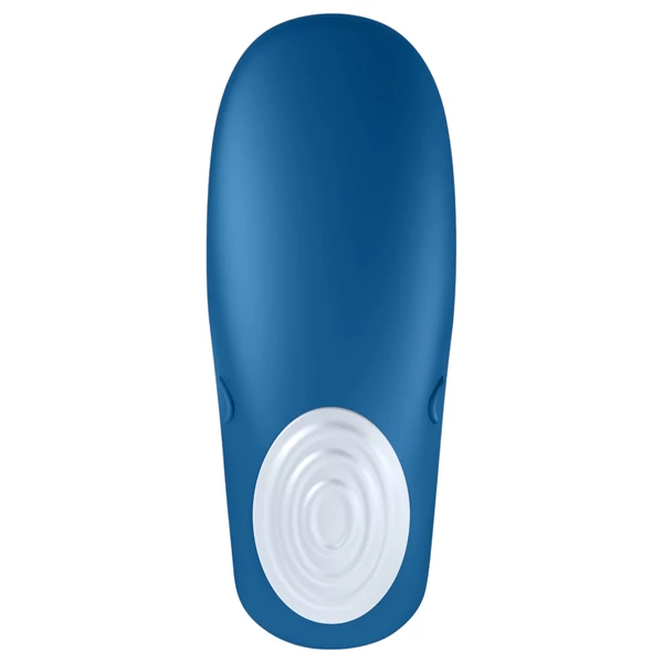 Satisfyer Double Whale - 2 motoros párvibrátor (kék)