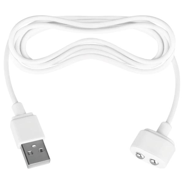 Satisfyer - mágneses USB töltőkábel (fehér)