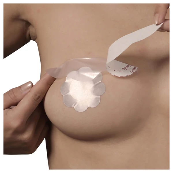 Bye Bra A-C - láthatatlan mellemelő tapasz - pink (6db)