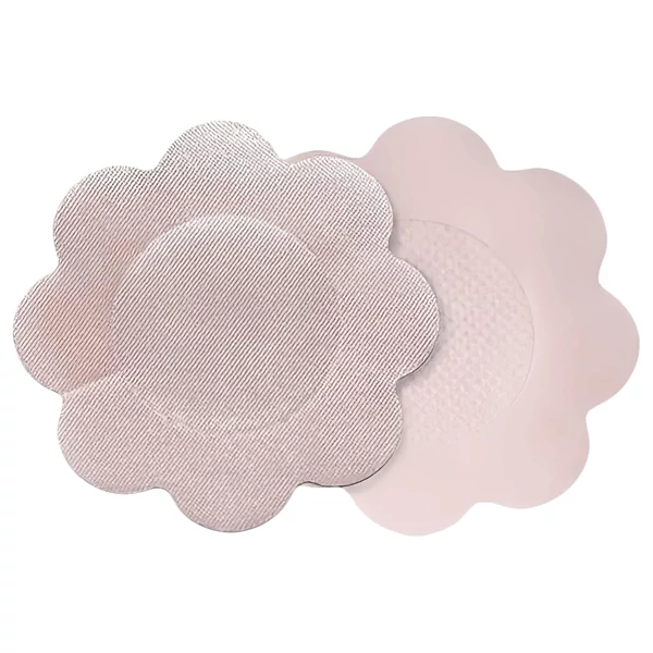 Bye Bra D-F - láthatatlan mellemelő tapasz - pink (6 db)