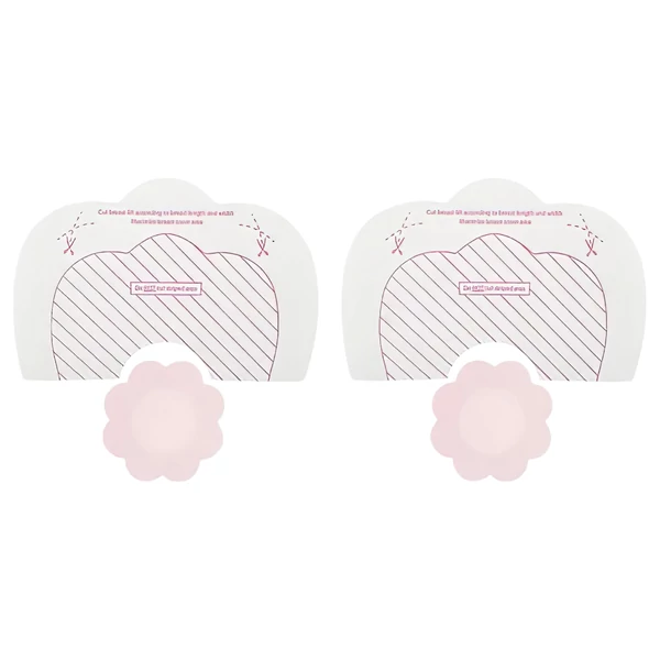 Bye Bra F-H - láthatatlan mellemelő - pink (6 db)