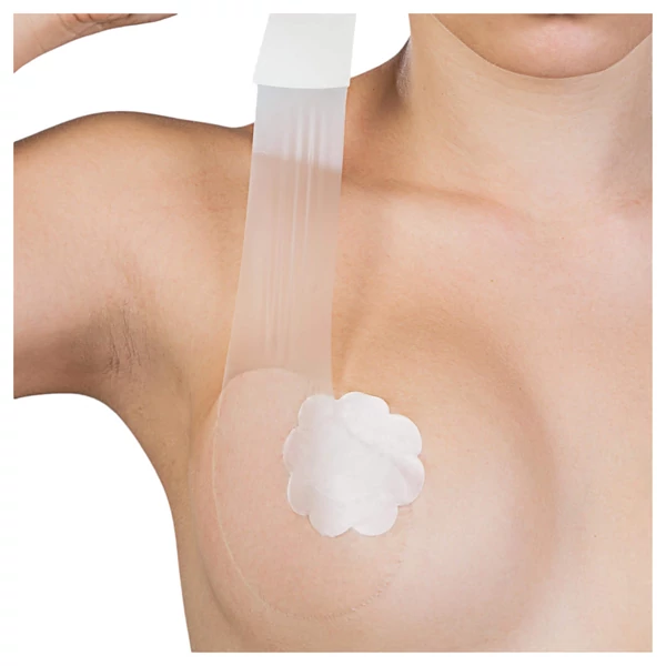 Bye Bra Perfect A-F - láthatatlan mellemelő tapasz - nude (12 db)