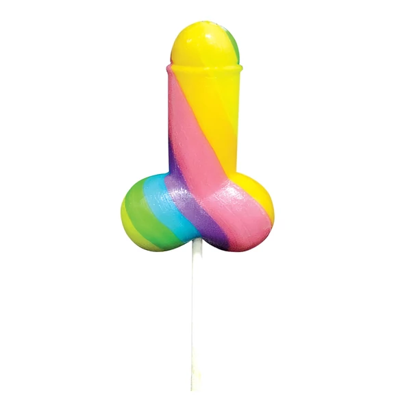 Spencer & Fleetwood - Rainbow Cock Pop - péniszes nyalóka (85g) - gyümölcs ízű