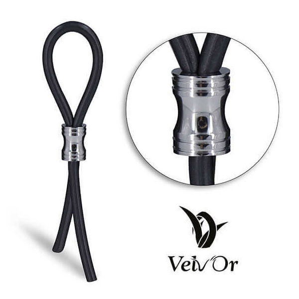Velv'Or JBoa 304 - állítható péniszgyűrű (fekete)