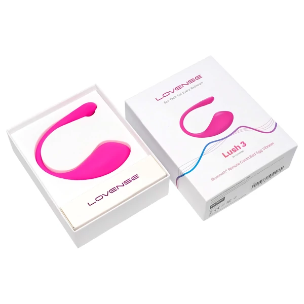 Lovense Lush 3 - App-vezérelt vibrációs tojás (pink)