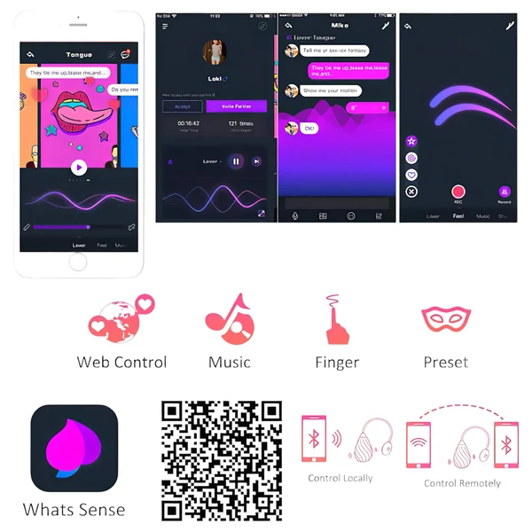 Magic Motion Sundae - App-vezérelt vibrációs tojás (piros)