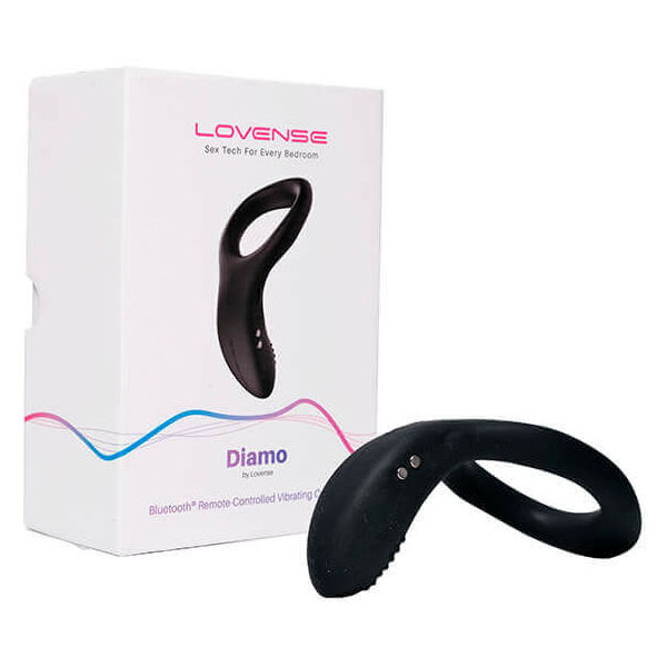 LOVENSE Diamo - okos, akkus vibrációs péniszgyűrű (fekete)