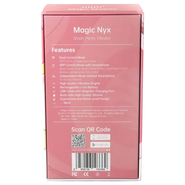 Magic Motion Nyx - vízálló csikló vibrátor (korall)