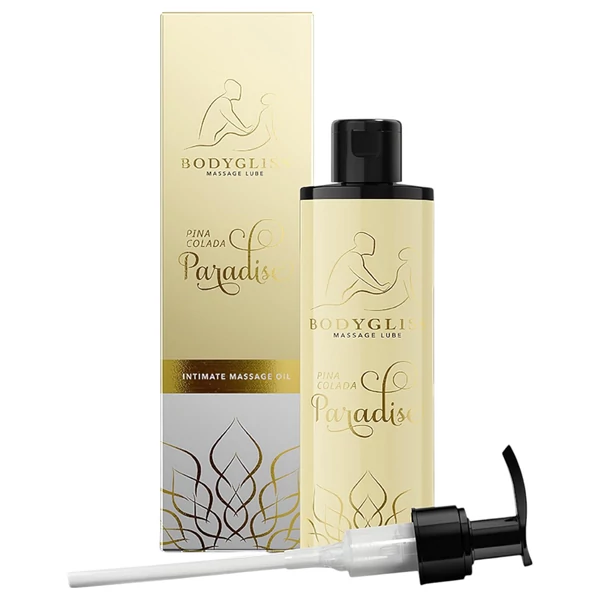 Bodygliss - masszázsolaj és síkosító - pina colada (150 ml)