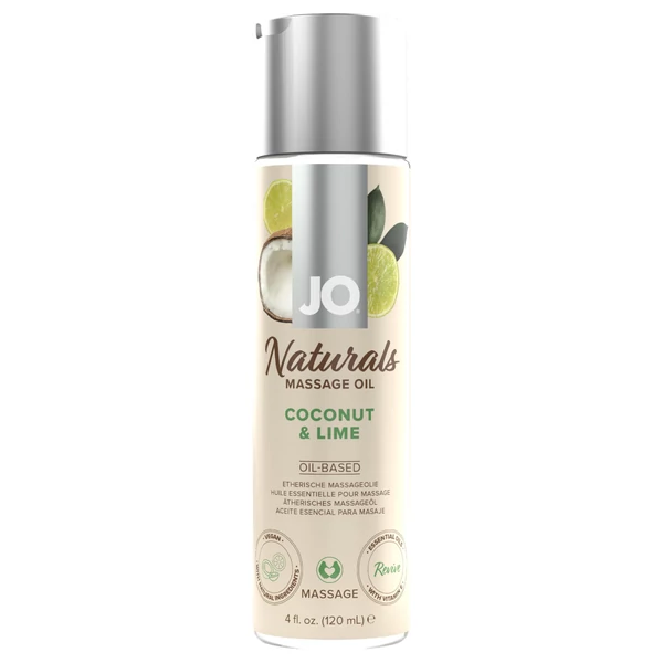 System JO - masszázsolaj - kókusz-lime (120 ml)