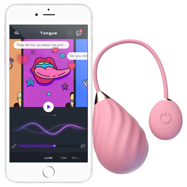 Magic Motion Sundae - App-vezérelt vibrációs tojás (pink)