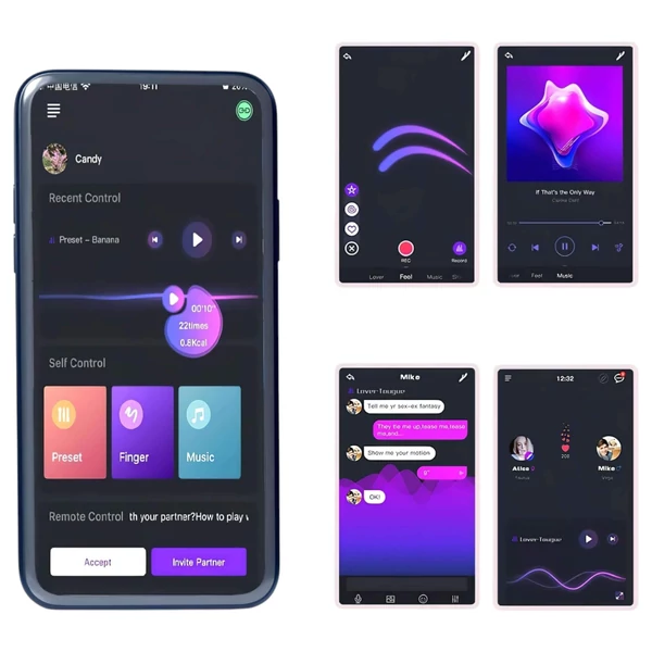 Magic Motion Rise - App-vezérelt vibrációs péniszgyűrű, férfiaknak (fekete)