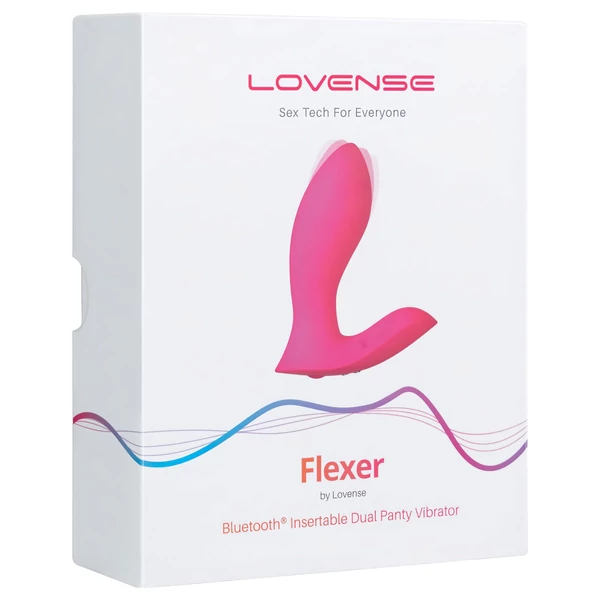 Lovense Flexer - app-vezérelt 2in1 panty vibrátor G-pont és csikló-stimulációval (pink)
