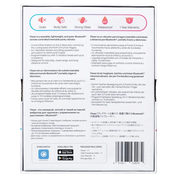 Lovense Flexer - app-vezérelt 2in1 panty vibrátor G-pont és csikló-stimulációval (pink)
