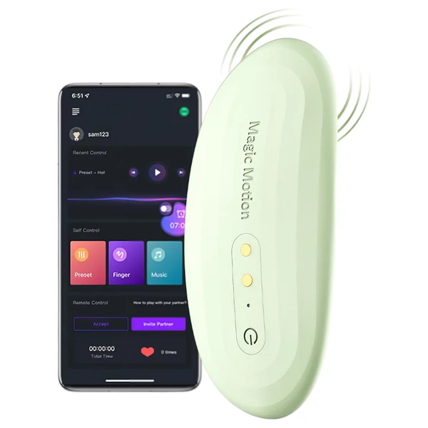 Magic Motion Nyx - okos bugyi vibrátor (zöld)