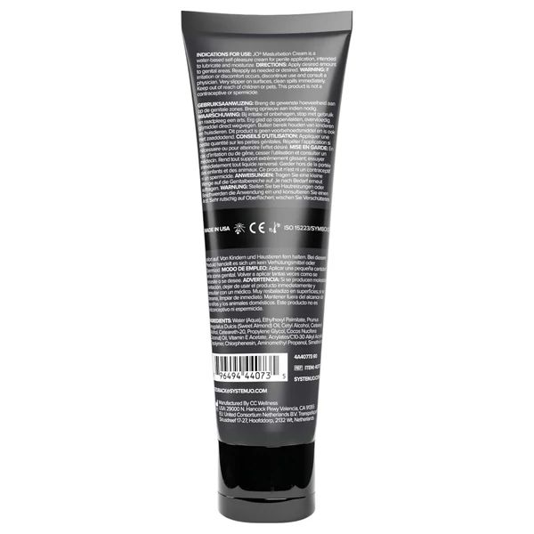 System JO - illatmentes maszturbációs krém (120 ml)