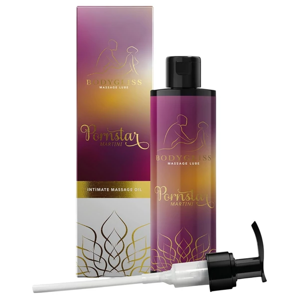 Bodygliss - masszázsolaj és síkosító - pornstar martini (150 ml)