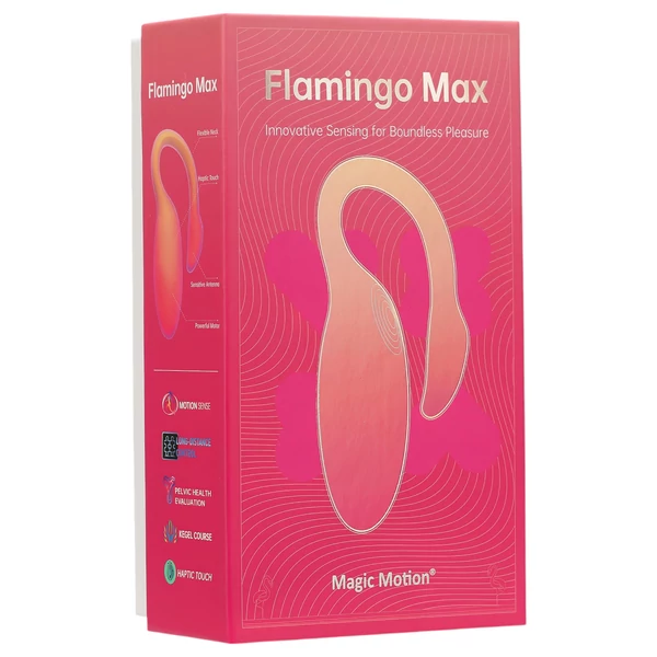 Magic Motion Flamingo Max - App-vezérelt vibrációs tojás (narancs)